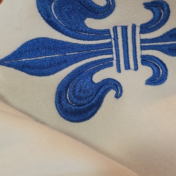 Smokerise REVOLUTION Hoodie Embroidered Heraldic Religious Symbols Size Large - Picture 8 of 9